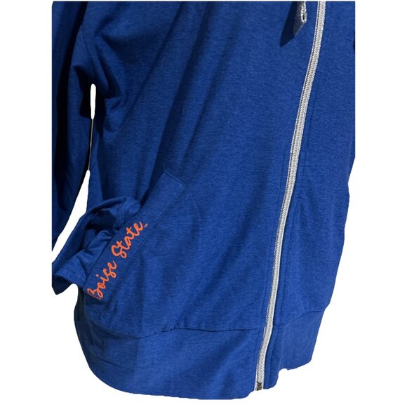 NEW Boise State BSU Broncos Colosseum Blue Full Zip Hooded Jacket Women's M - Picture 2 of 11